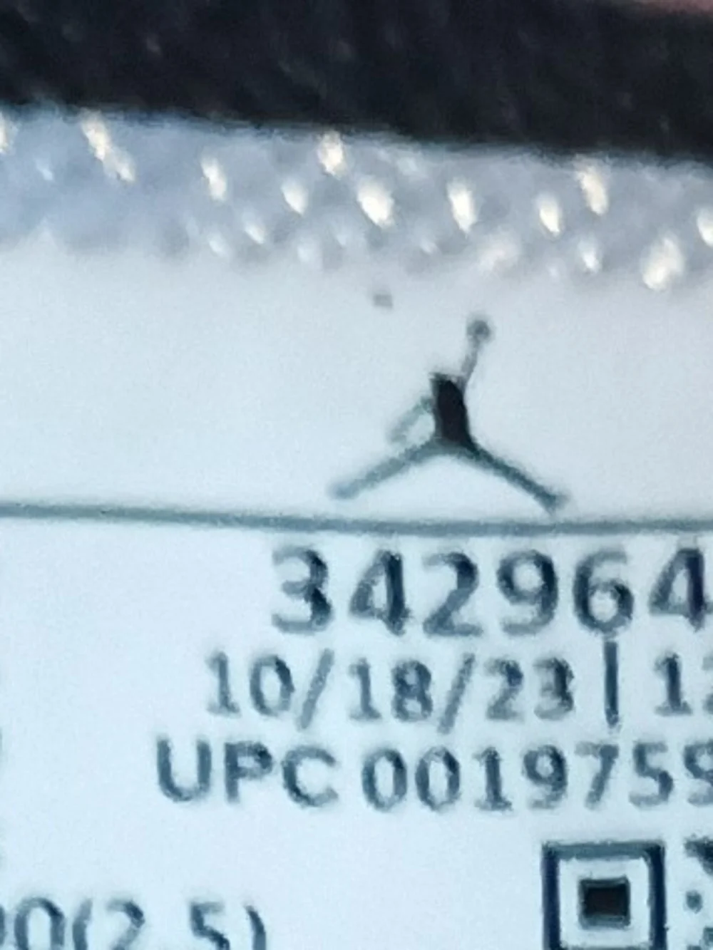 Kids White and Black Basketball Shoes with Red Accents - Jordan
